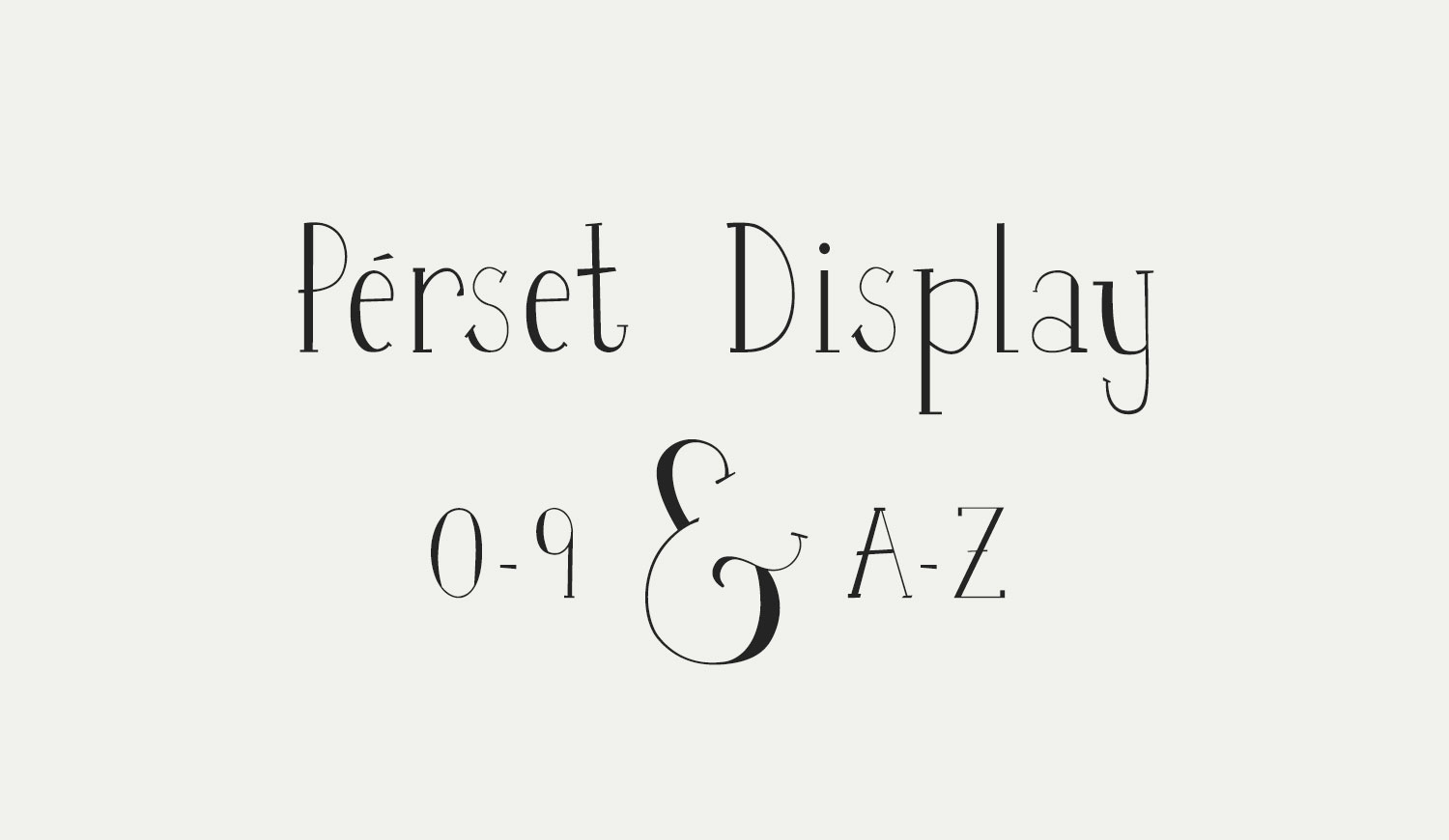 perset display font preview